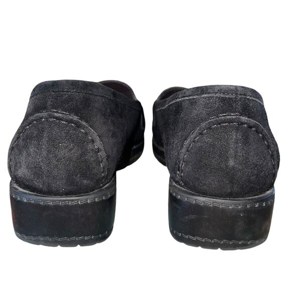 Stuart Weitzman Loafers Suede Platform Wedge - Picture 4 of 11